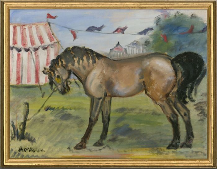 R.G. Rowe - 20th Century Oil, Tethered Horse