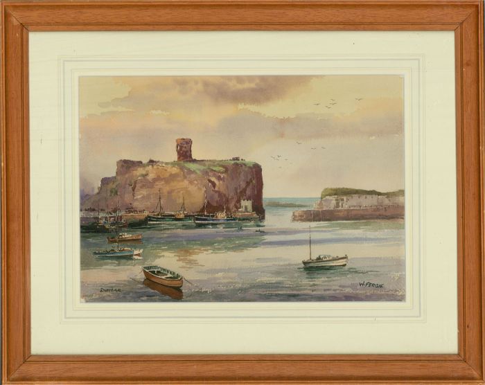 William Fergie (1893-1971) - Mid 20th Century Watercolour, Dunbar Harbour