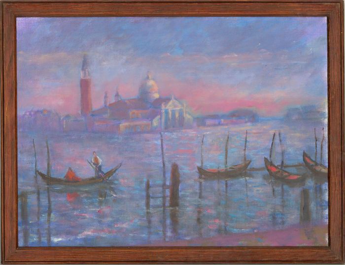 Contemporary Oil - Venice at daybreak