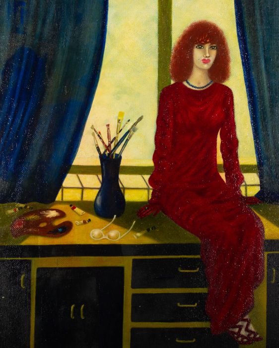 Raymond Torley - 1990 Oil, The Pose