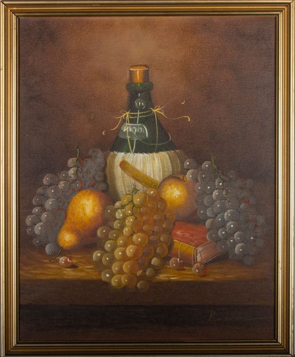 R. Vichy - 20th Century Oil, Rustic Still Life