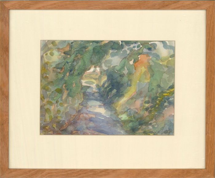Cynthia M. Laing - Contemporary Watercolour, Birdie Brow I