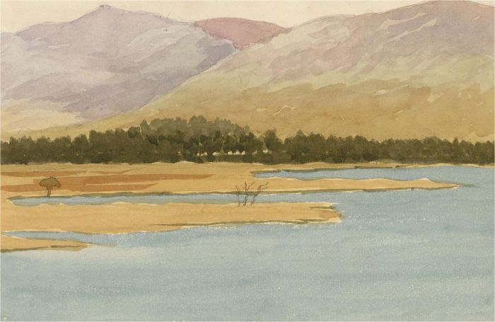 Raymond Turner Barker (1872-1945) - 1938 Watercolour, Loch Tulla