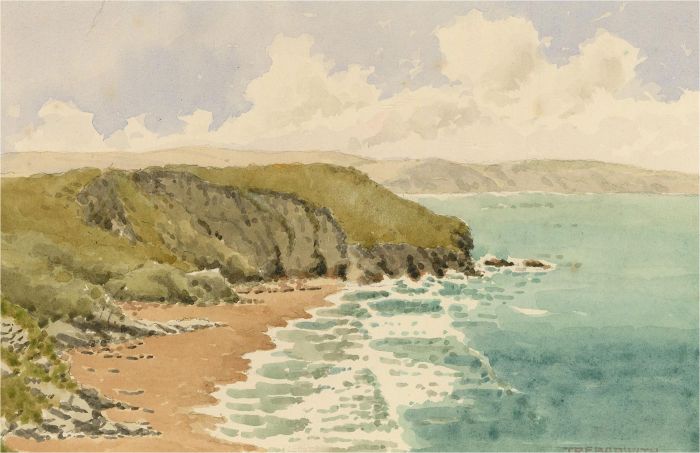 Raymond Turner Barker (1872-1945) - 1931 Watercolour, Trebarwith