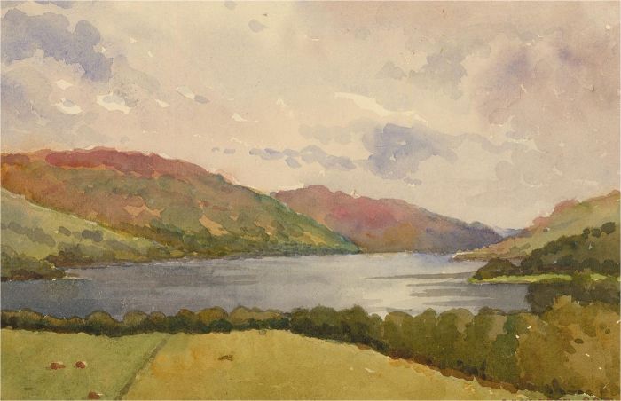 Raymond Turner Barker (1872-1945) - 1938 Watercolour, Lochearnhead