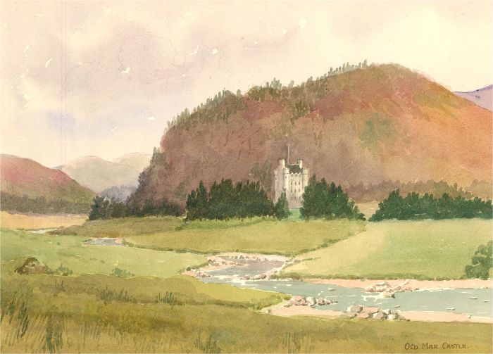Raymond Turner Barker (1872-1945) - 1932 Watercolour, Old Mar Castle