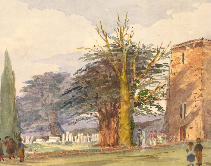 Early 20th Century Watercolour - Corfe Mullen