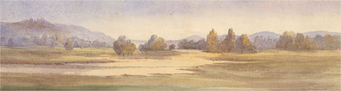 Early 20th Century Watercolour - Early Morning View