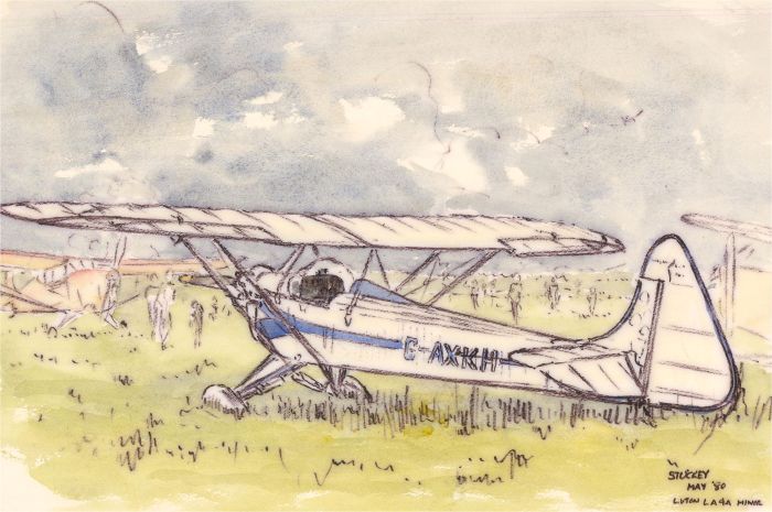 Peter John Stuckey (1921-2013) - 1980 Watercolour, Luton L.A.4 Minor