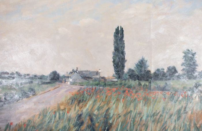 David Wilson (1919-2013) - 20th Century Oil, Poppies By The Way