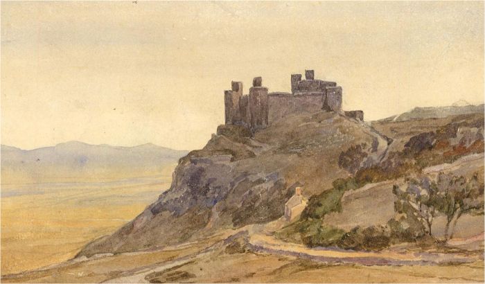 Early 20th Century Watercolour - Ruined Castle