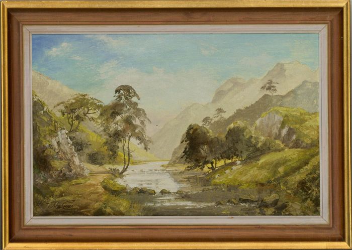 John Grain - 20th Century Oil, Mountain River