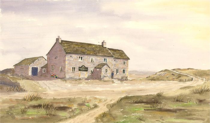 20th Century Watercolour - Tan Hill Inn