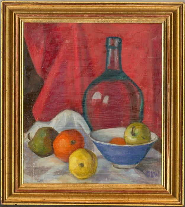 GLW - 20th Century Oil, Fruit And Demijohn