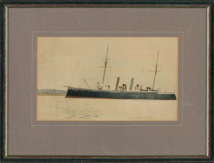 Attrib. Harold Wyllie (1880-1973) - Watercolour, One of the Pactolus Class