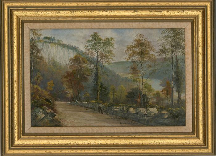 George Willis Pryce (1866-1949) - Early 20th Century Oil, Down to the Wye