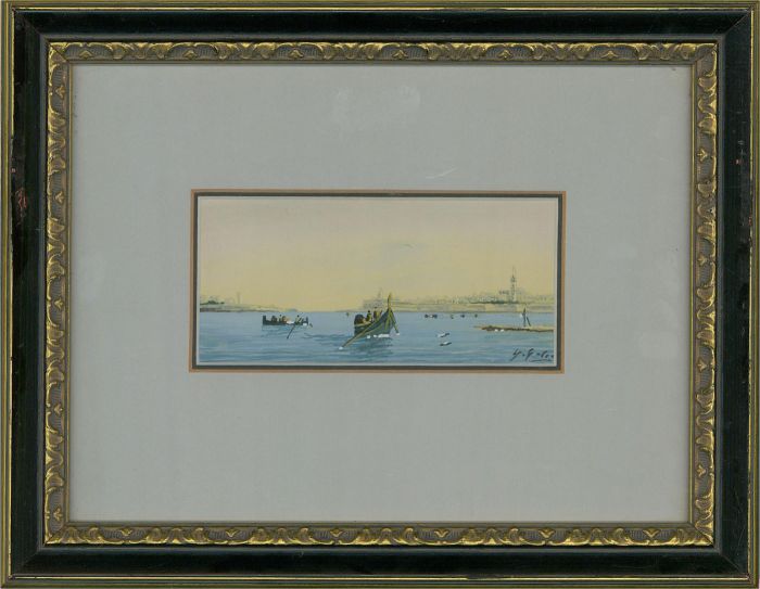 G. Garry  - 20th Century Watercolour, Harbour Scene