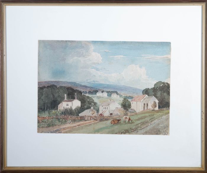 Attrib. Samuel Lucas (1805-1870) - 19th Century Watercolour, Peaceful Meadows
