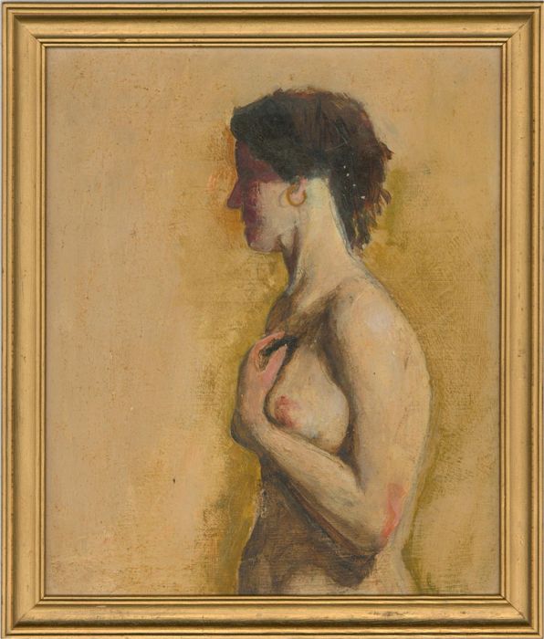 20th Century Oil - Female Nude