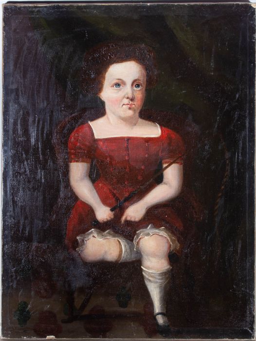 19th Century Oil - Full Length Victorian Portrait