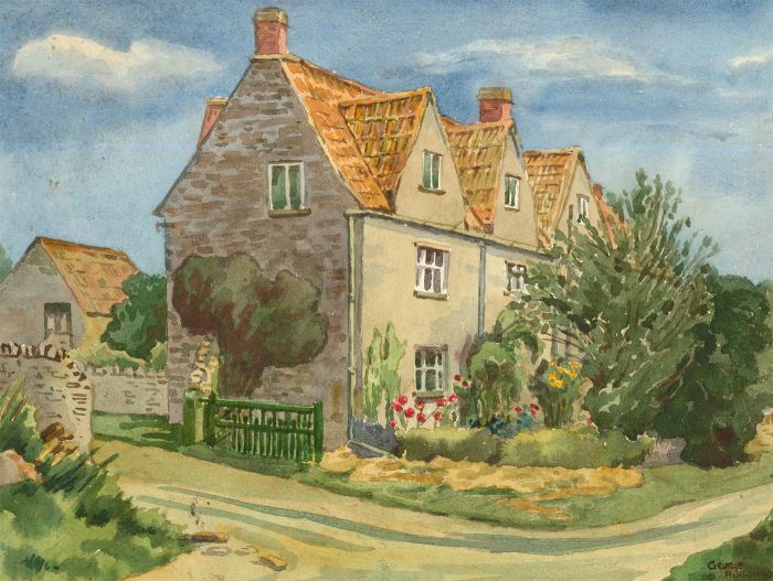 George. H. Holloway (1882-1977) - Mid 20th Century Watercolour, Manor Farm