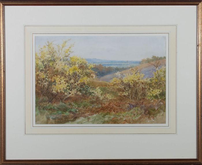 Albert Kinsley RI RBA (1852-1945) - Early 20thC Watercolour, Summer Undergrowth