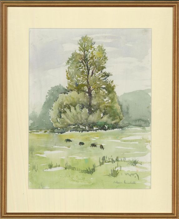 Eileen Bushell - Contemporary Watercolour, Large Tree