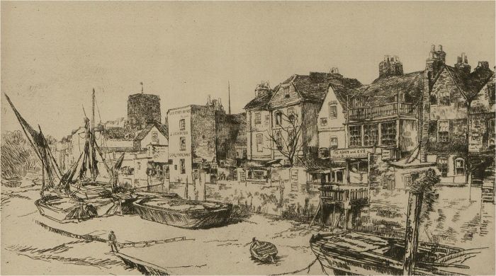 After James Abbott McNeill Whistler (1834-1903) - 1932 Photogravure, Old Chelsea