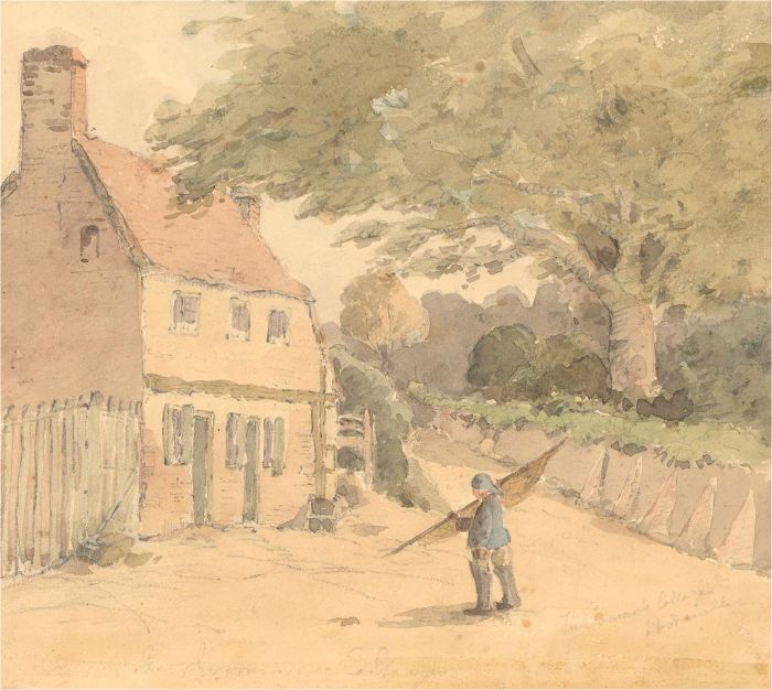 Early 20th Century Watercolour - Rural Cottage