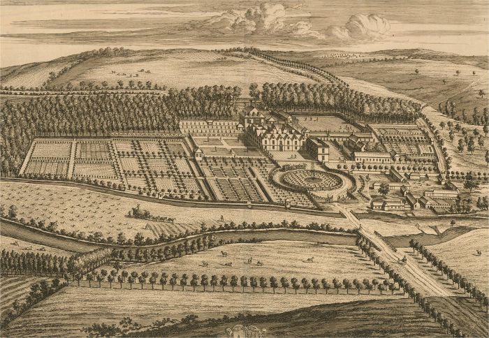 Johannes 'Jan' Kip (c.1652-1722) after L. Knyff - Engraving, Bryanstone, Dorset
