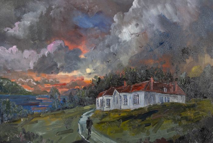 Daniel Nichols - 2021 Oil, Bolskine House, Lochness