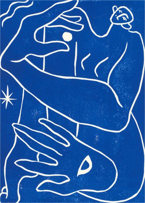 Isabelle Mulvany - Contemporary Linoprint, Hold The Moon And See All I