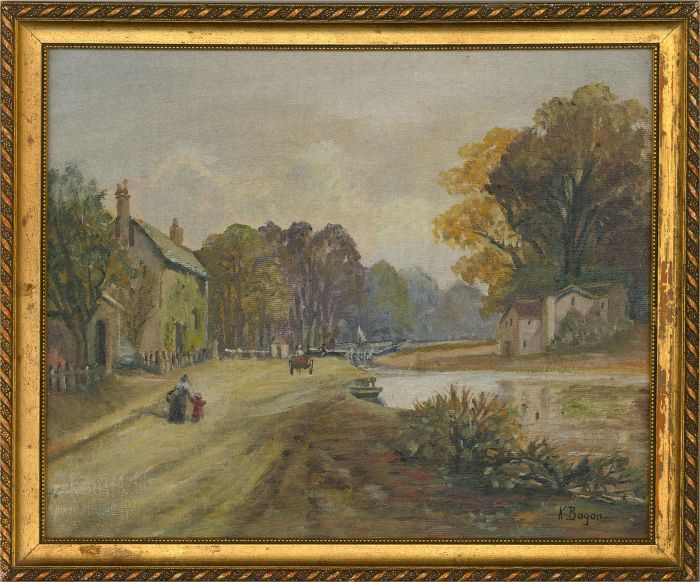 K. Bogon - 20th Century Oil, By the River