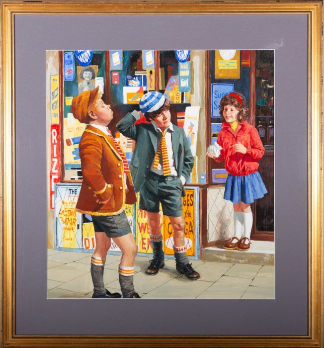 Musgrave - 2007 Acrylic, Scene from Just William