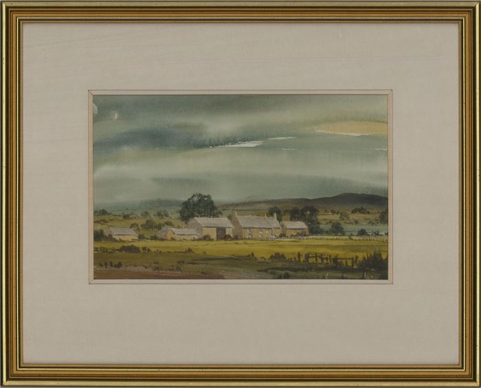 Alan Paynes - Contemporary Watercolour, Cotswold Farm near Chipping Norton