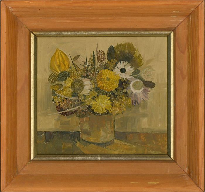 Kate Delhanty RWA (1928-2020) - 1980 Oil, Vase of Flowers