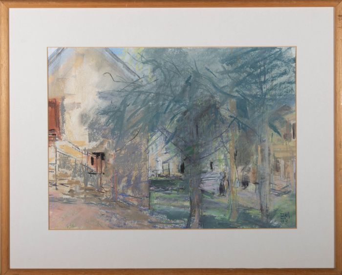 Erica MacDonald - 20th Century Pastel, Courtyard