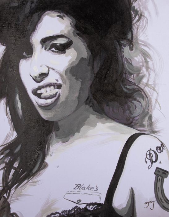 J.J. - Contemporary Acrylic, Amy Winehouse