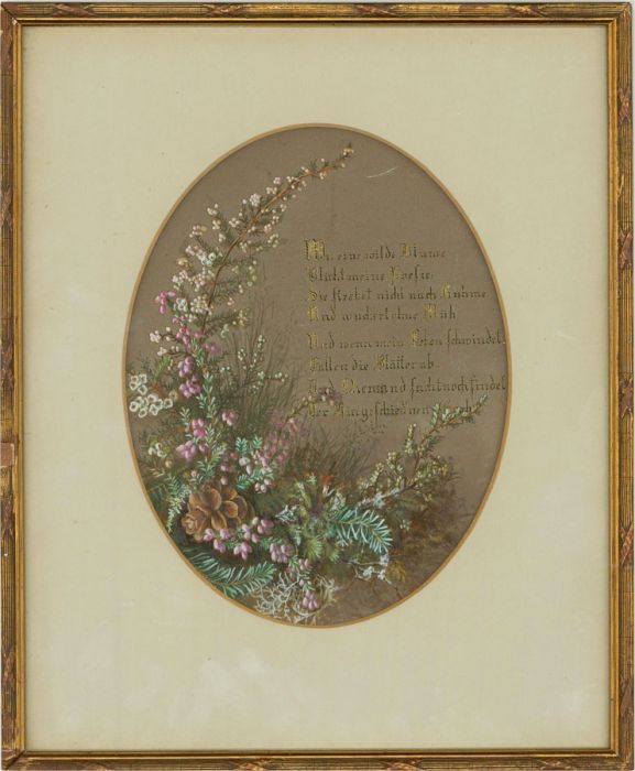Selma Baspary - 1877 Watercolour, Like a Wildflower