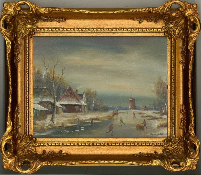 Doorhein - 20th Century Oil, Winter On The River