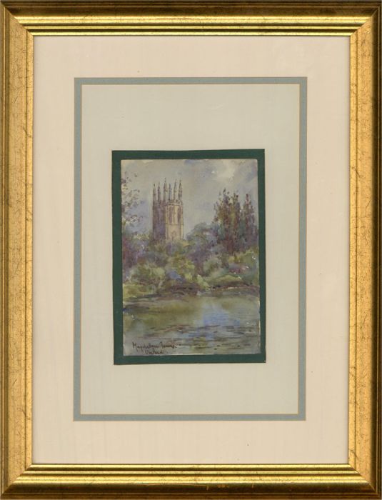Early 20th Century Watercolour - Magdalen College, Oxford