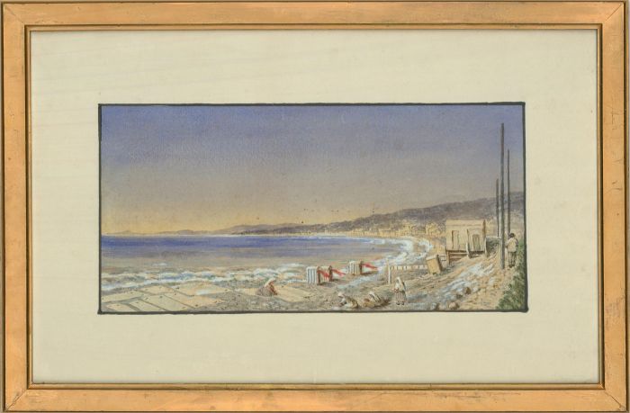 Early 20th Century Watercolour - Italian Bay