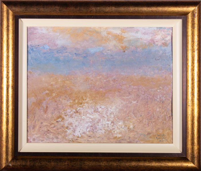 Pamela Godlley - 2010 Oil, Hazy Beach