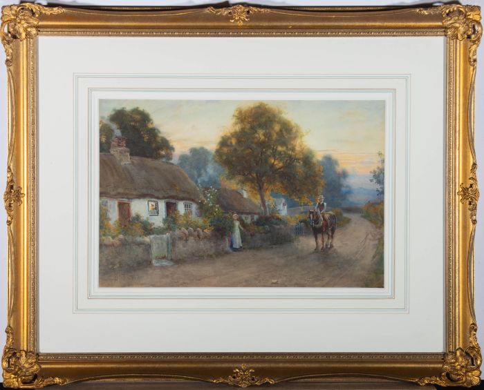 Samuel Towers RCA (1862-1943)  - Early 20th Century Watercolour, Riding Home