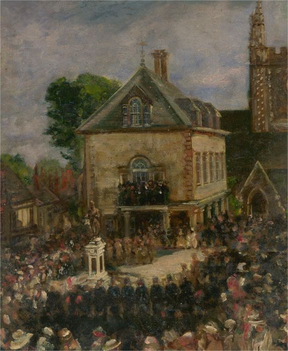 Joseph Edward Homerville Hague (1855-1937) - Oil, Wallingford War Memorial