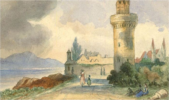 Pair of Late 19th Century Watercolour - A Breezy Day