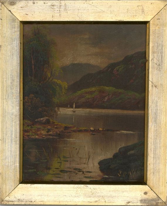 Early 20th Century Oil - River Scene