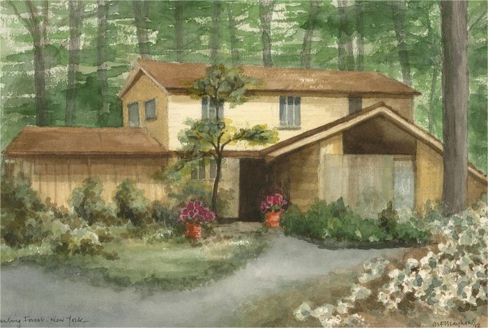 M. F. Mayhew  - 2012 Watercolour, Sterling Forest, New York