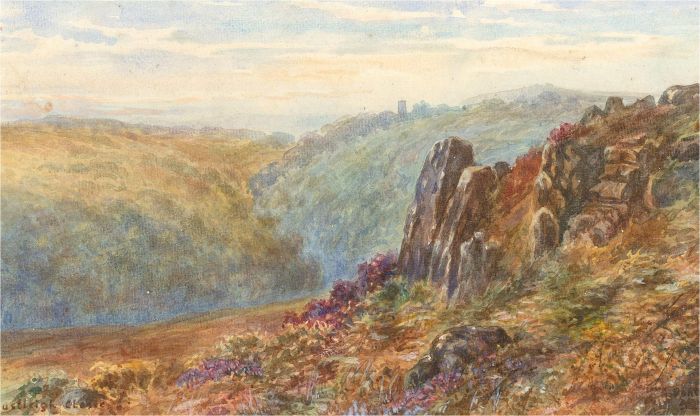 Mid 20th Century Watercolour - Lustleigh Close, Devon