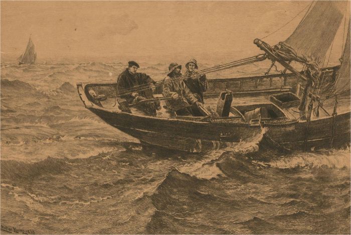 After Charles Napier Hemy RA (1841-1917) - Early 20th Century Etching, Fishermen
